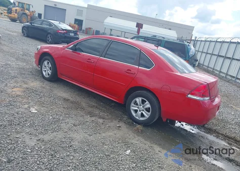 2013 Chevrolet Impala Ls из США, поврежденный, VIN 2G1WA5E35D1148395